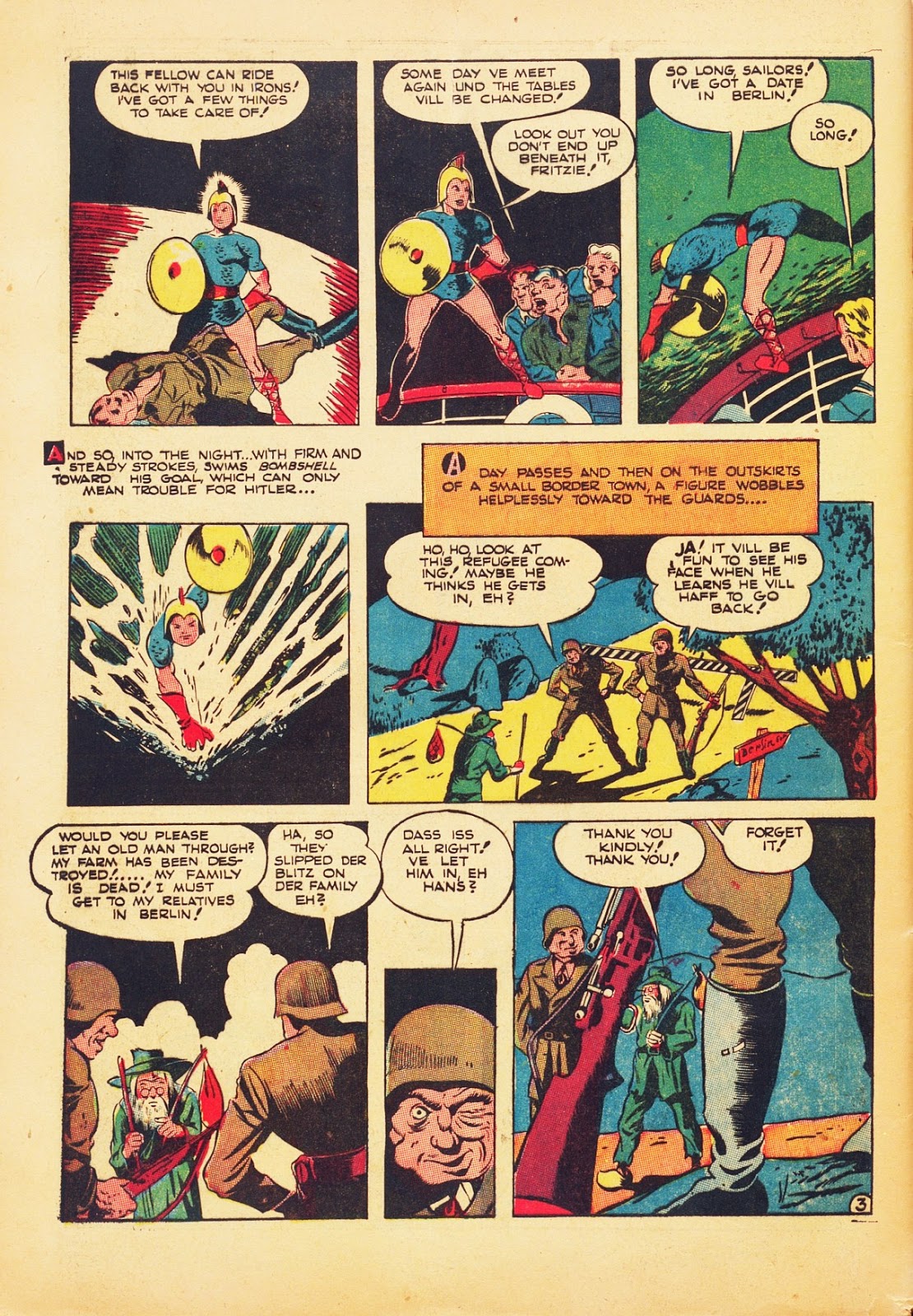 Four Color Shadows Bombshell Norman Maurer 1942