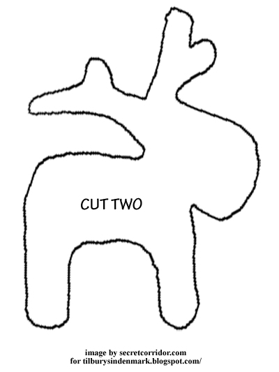 reindeer template cut out tilburysindenmark reindeer with a button nose tutorial reindeer template cut out tilburysindenmark reindeer with a button nose tutorial