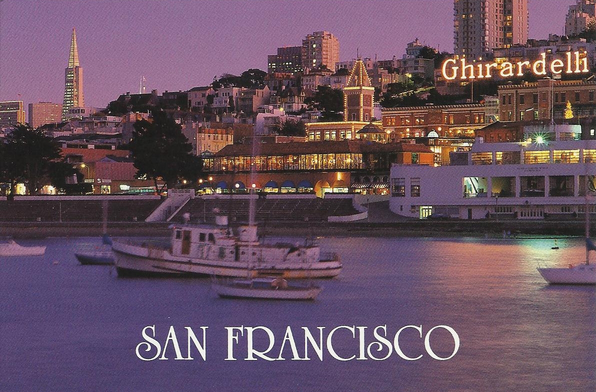 Vintage Travel Postcards San Francisco, California