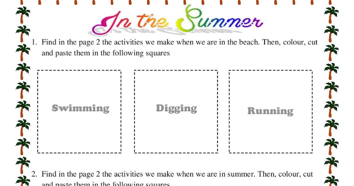 EFL virtual materials Blog: Going on Holidays: Holidays in the summer