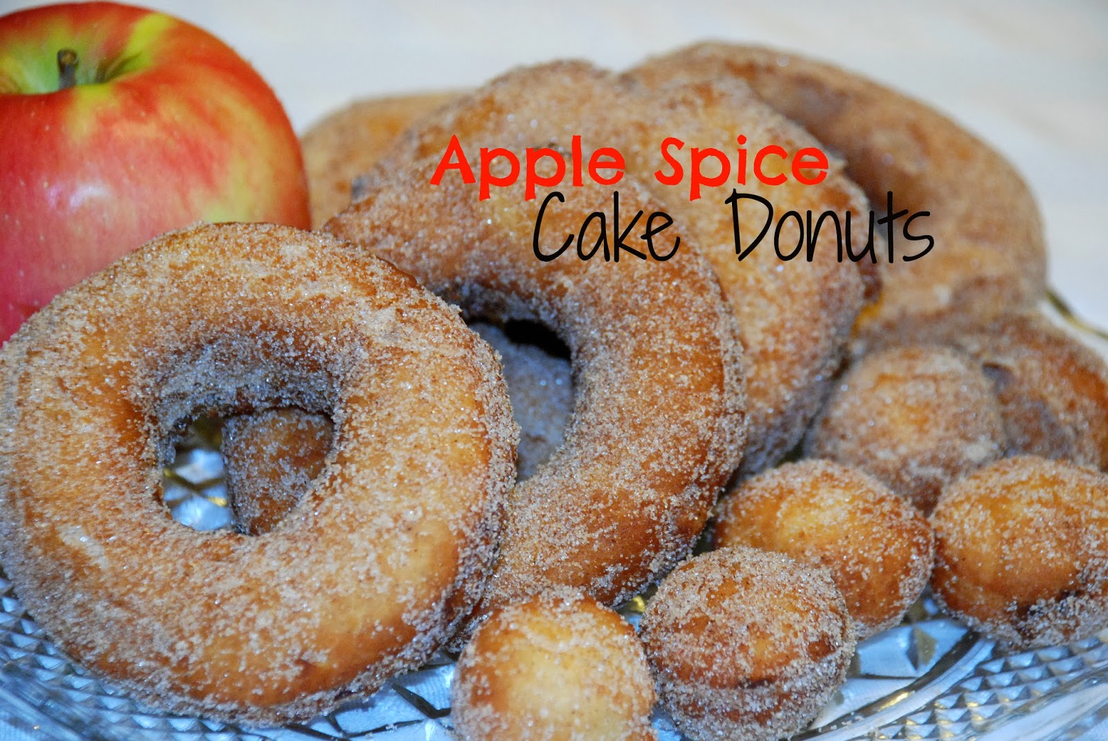 Tada's Kooky Kitchen Apple Spice Cake Donuts