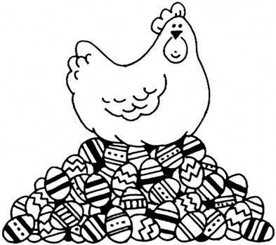 Easter  Coloring Pages on Easter Eggs Coloring Pages 1