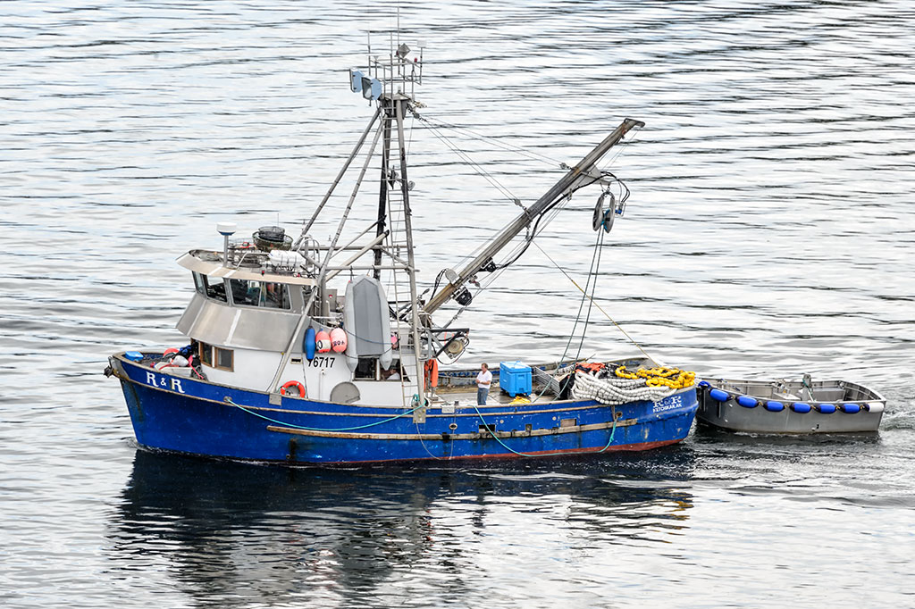 Fishing Boat Readies for the Day in Ketchikan Harbor