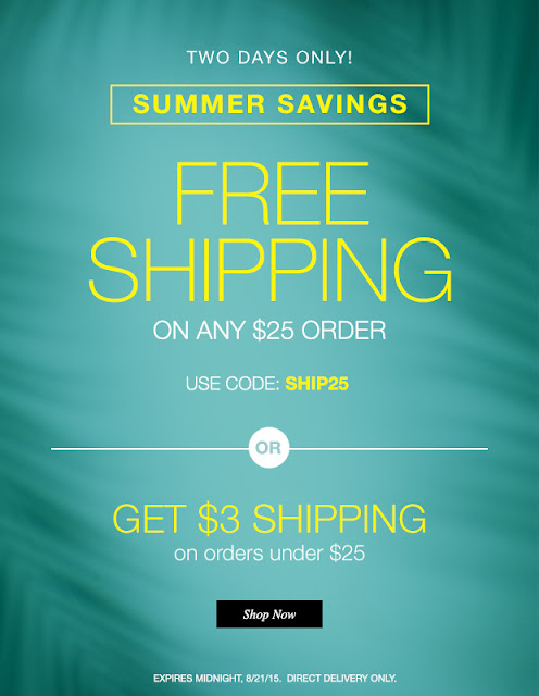 Avon Free Shipping Code August 2015