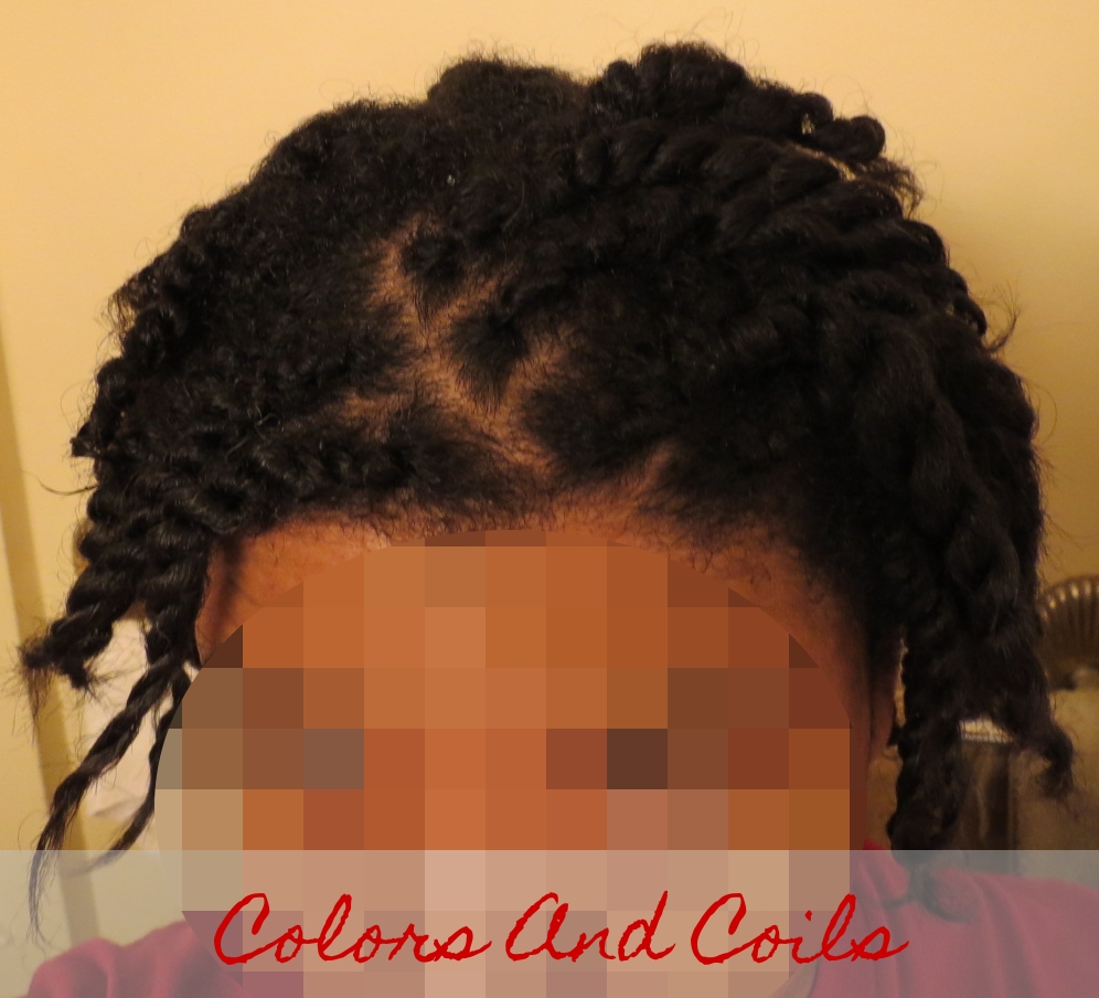 Hair Twistout Updo