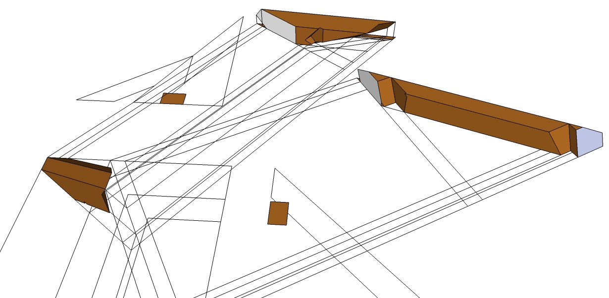 Roof Framing Geometry The single sided hip sprocket