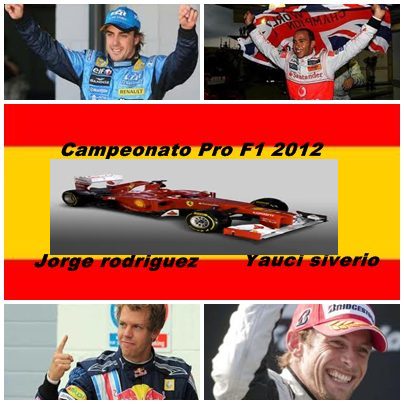 CAMPEONATO PRO F1 2012