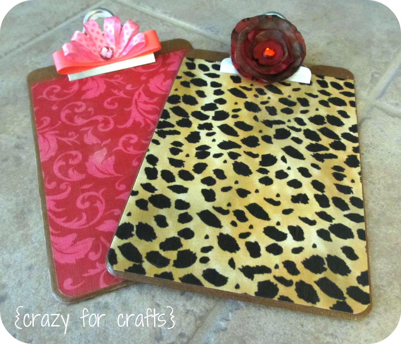 Crazy for Crafts Cute Clipboards