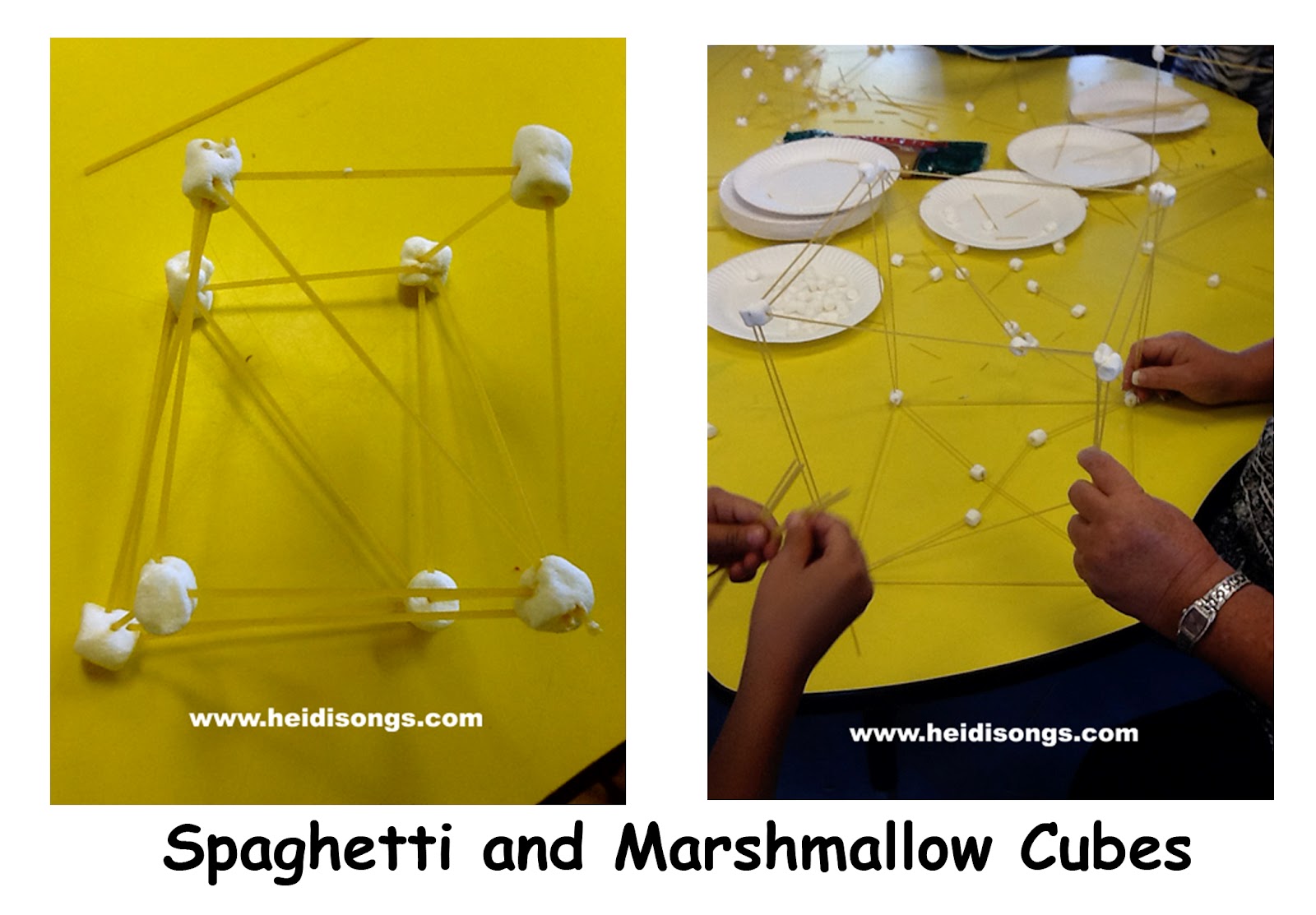 Spaghetti Marshmallow Game
