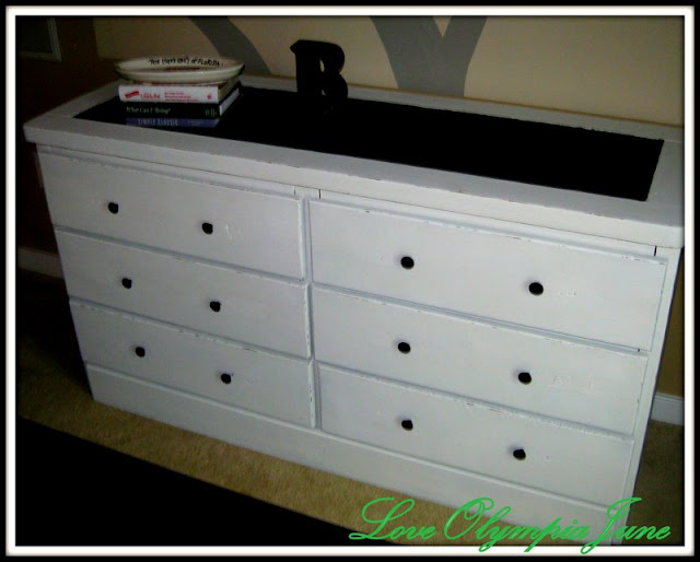 LoveOlympiaJune Dresser Turned Buffet Table