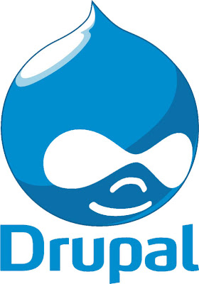 Drupal logo blue