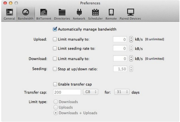 manual setting | Mac Torrents