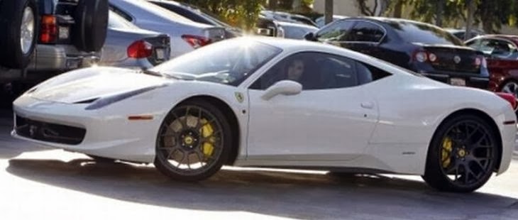 Kim Kardashian's New Ferrari 458 Italia Celebrity Cars
