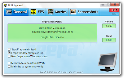 Fraps Full Registrado