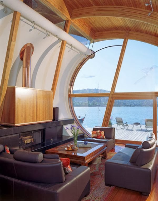 11 akılalmaz yüzen ev Dekorasyon Fikri