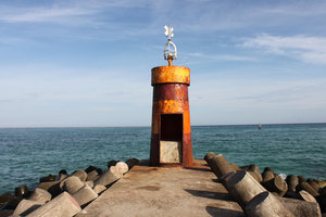 A little lighthouse on Lý Sơn island A little lighthouse on Lý Sơn island