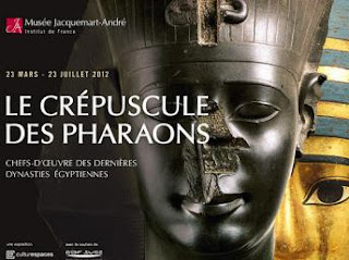 Affiche le crepuscule des pharaons du musee Jacquemart André