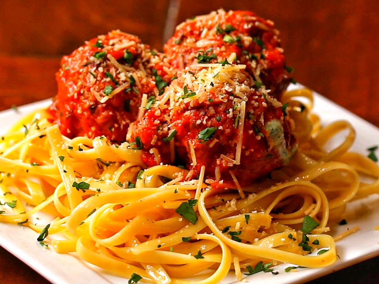 Tasty Food Spinach DipStuffed Meatballs