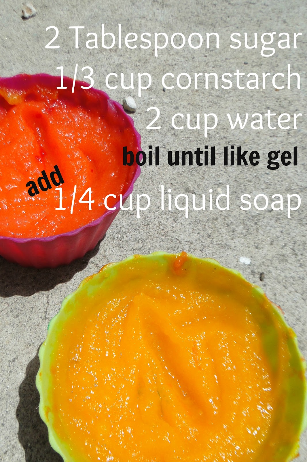 Raising 4 Princesses Washable finger paint recipe