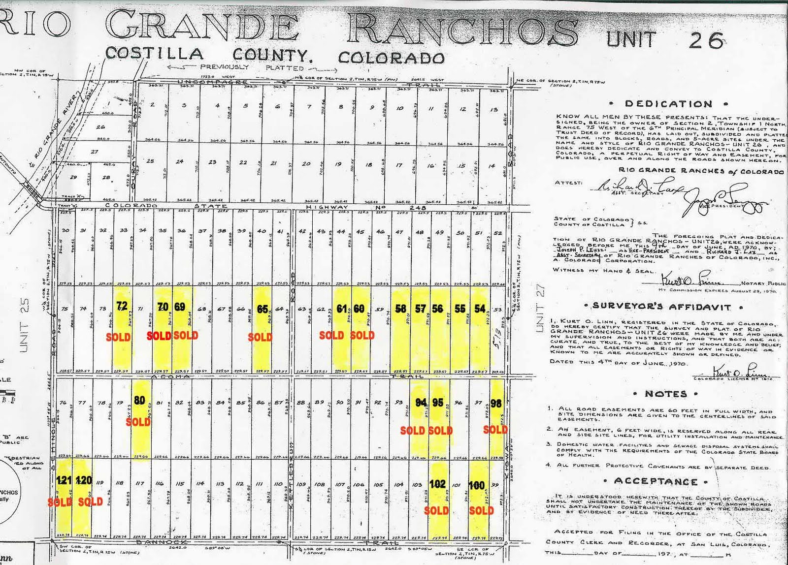 Colorado Land For Sale Land For Sale in Colorado by Rio Grande River