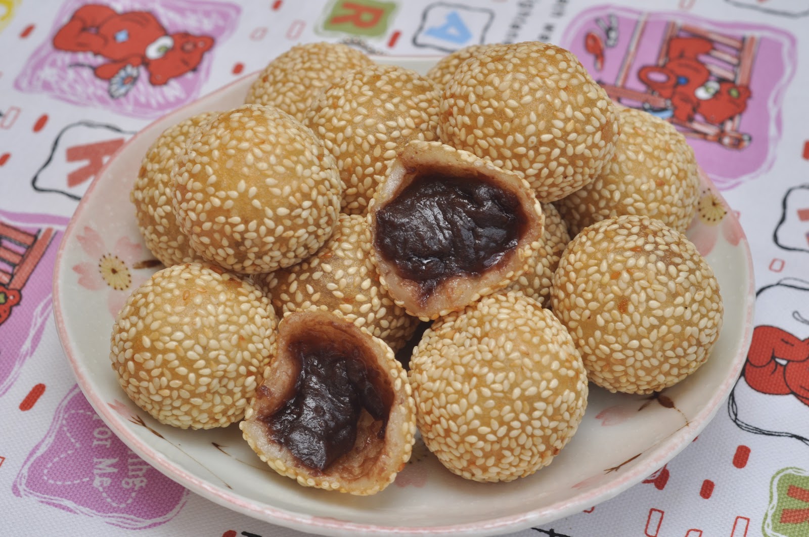 Veronica's Kitchen Deep Fried Sesame Seed Balls (Jiandui) 煎堆