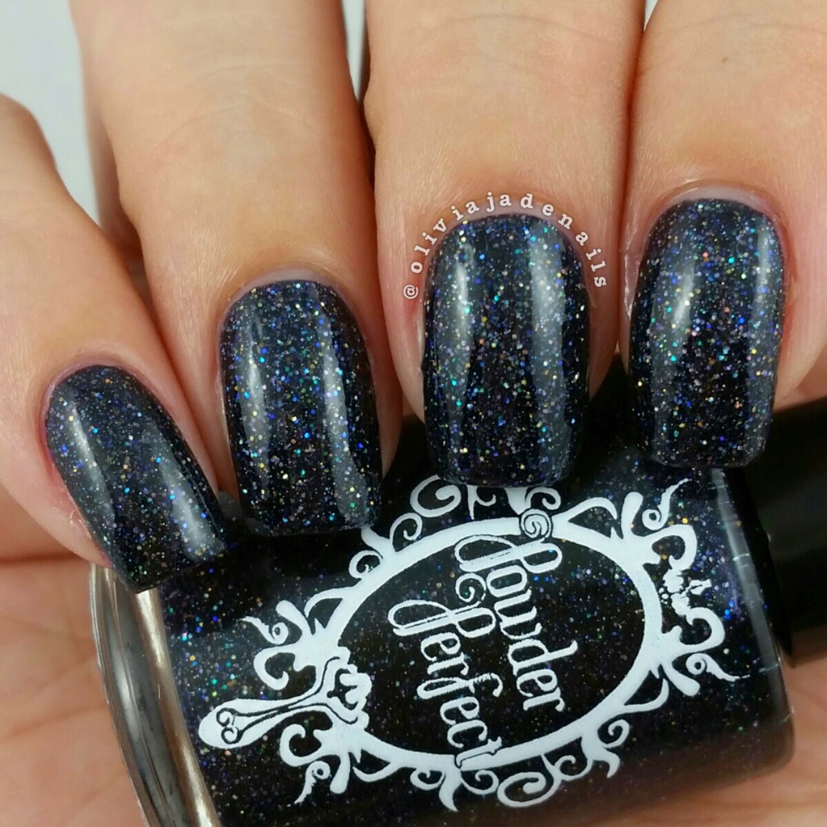 Powder Perfect Inundation swatched by Olivia Jade Nails