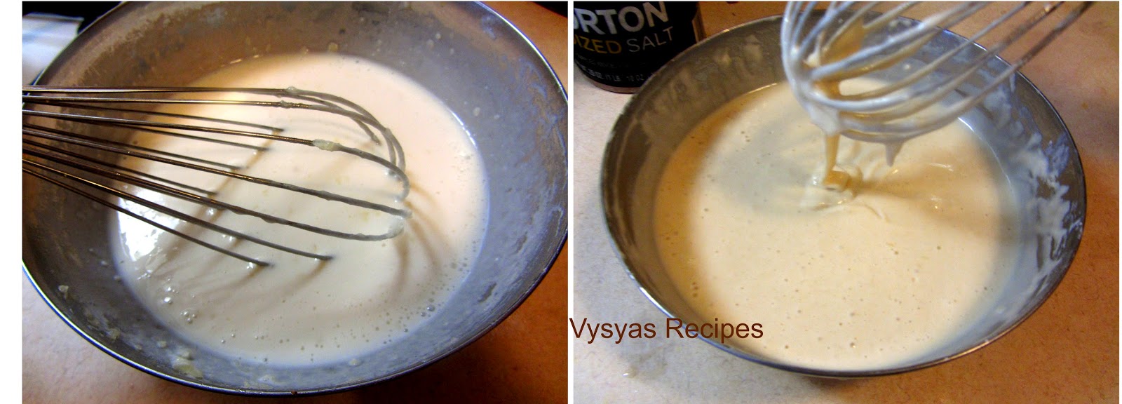 Vysya's Delicious Recipes EGGLESS BUTTERMILK PANCAKES ( LIGHT SPONGY