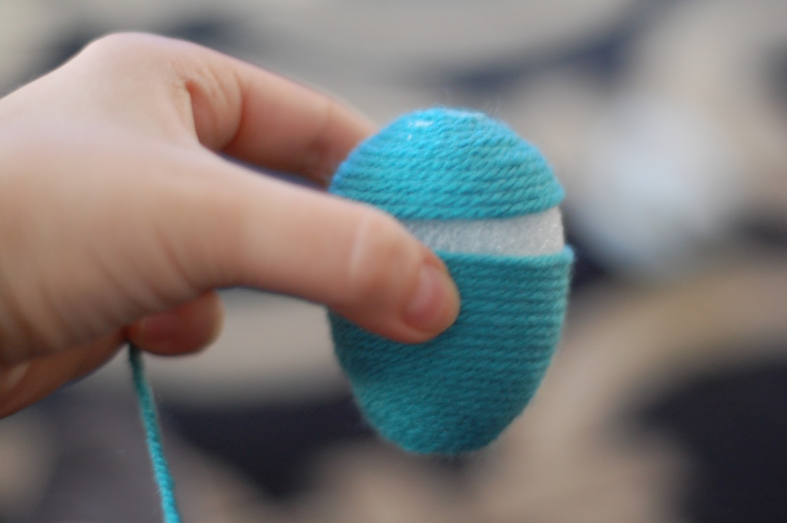 the remsnyders yarn easter eggs. how to.