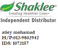 nak oder vitamin SHAKLEE...boleh oder disini ye...harga boleh dirunding...