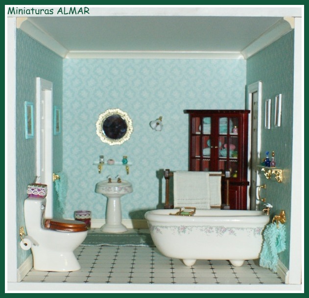 MINIATURAS ALMAR: Mansión Victoriana (X). Baño