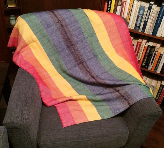 Magniloquent's Warped World Project Double Weave Baby Blanket
