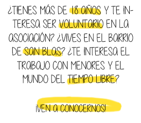 PARTICIPA COMO VOLUNTARIO