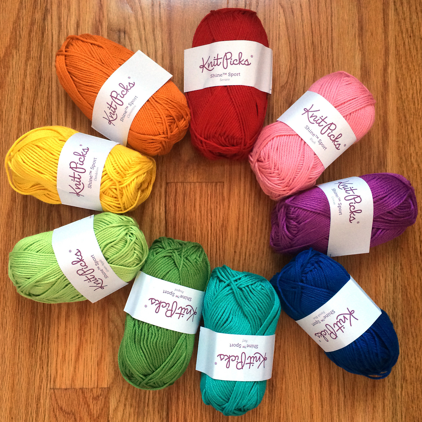 The Spicy Knitter FO Rainbow Baby Blanket