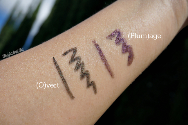 Marc Jacobs Highliner Gel Crayon (Plum)age and O(vert), Review, Swatch, FOTD, best high-end eyeliner