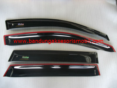 Talang Air Aerio Original Black Depan Belakang Talang Air Aerio Original Black Depan Belakang