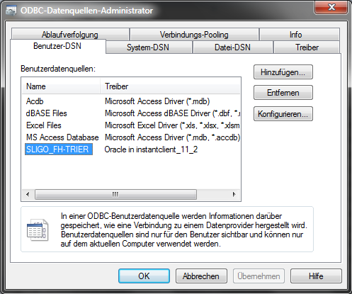 oracle odbc manager oracle odbc manager