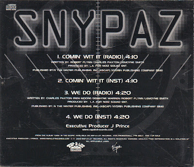Snypaz – Comin’ Wit It (Promo CDS) (2001) (320 kbps)
