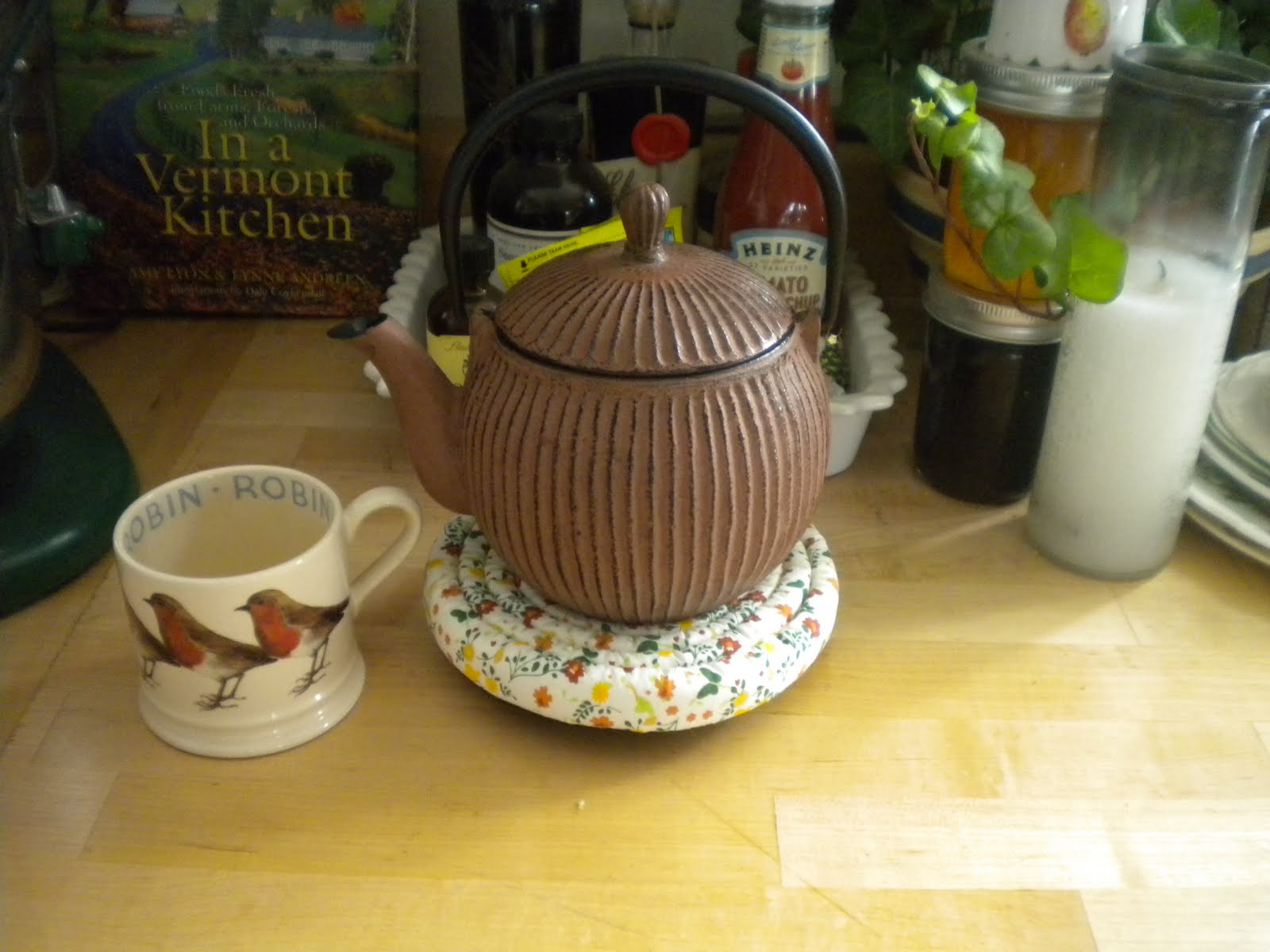 My Farmhouse Kitchen Farmhouse Kitchen Gets A New Teapot