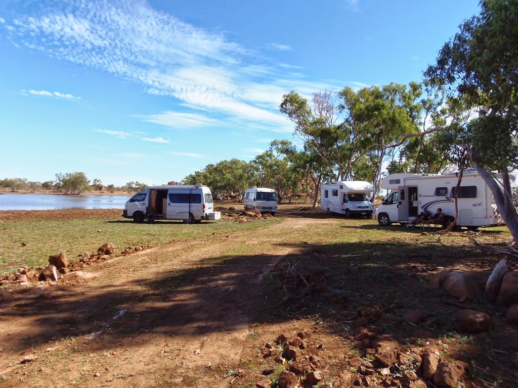 Solo Steve On The Road DAJARRA WATERHOLE, OUTBACK Qld