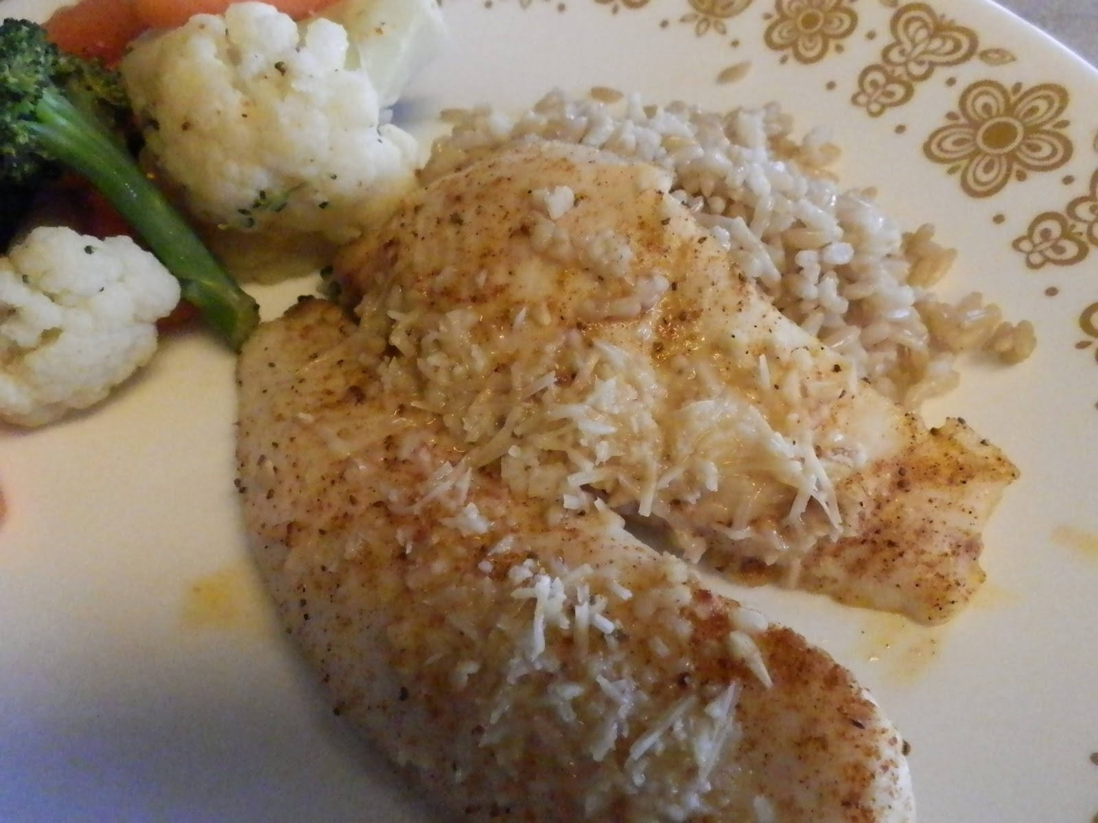 Out of the Garden Lemon Garlic Tilapia with Parmesan