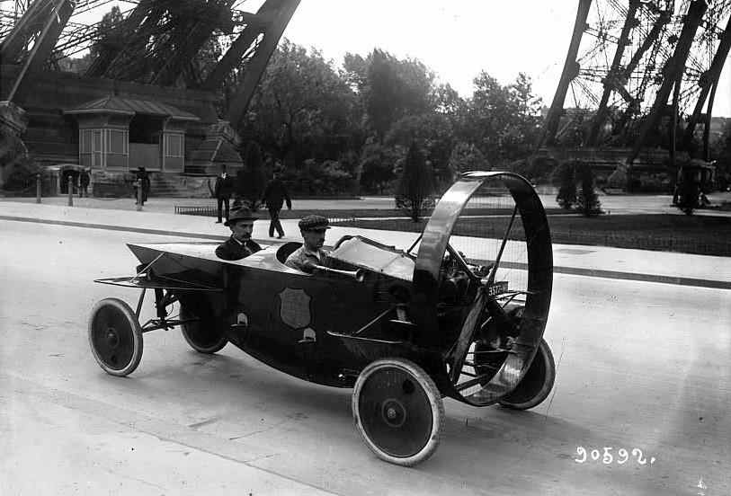 Propeller Driven Car, c 1910s 1920s vintage everyday