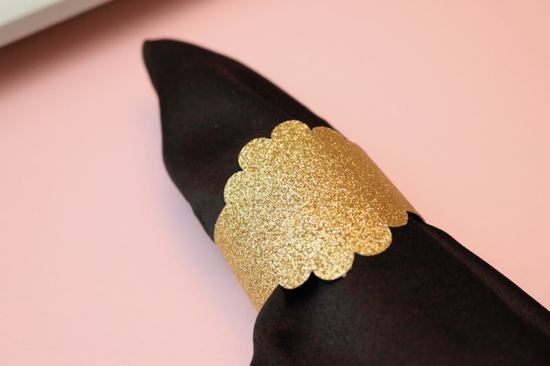 DIY napkin rings with Cricut Explore Air 2 LAURA'S little PARTY