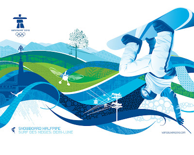 Free Vancouver 2010 Olympic Winter Games PowerPoint Background 1