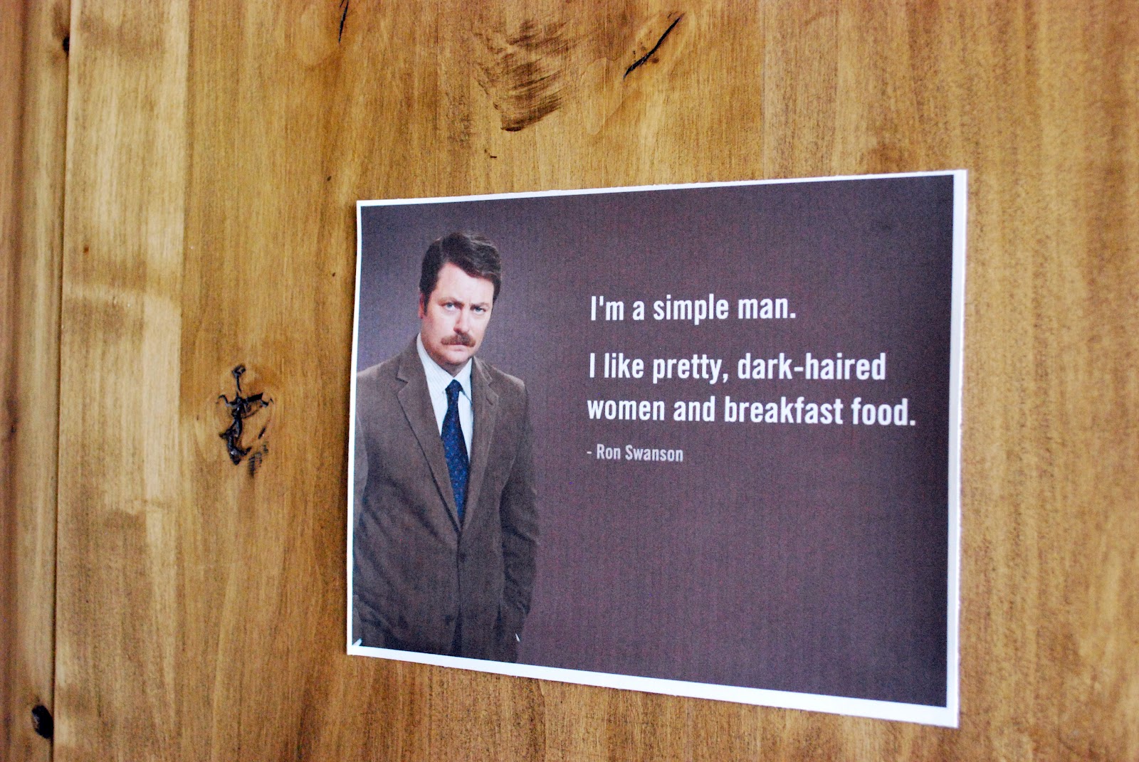 Larissa Another Day A Little Ron Swanson Birthday Party