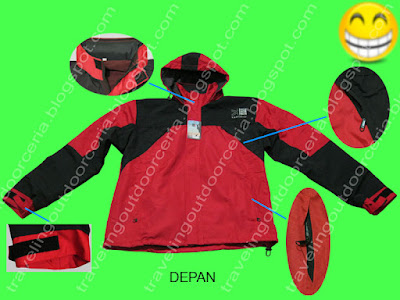 Gambar Jaket Outdoor Windstopper BOJK212 Detail Depan