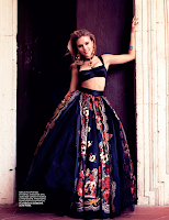 Scarlett Johansson in a large dress