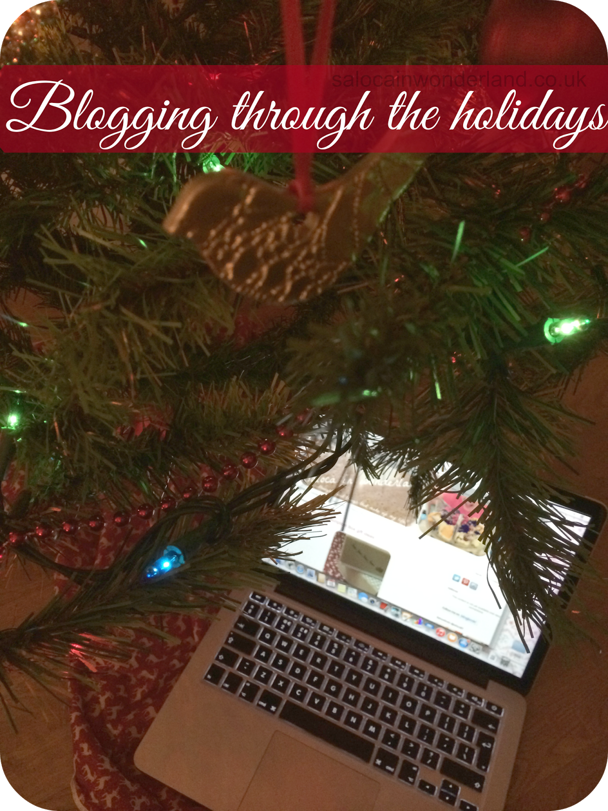 how to blog at christmas time