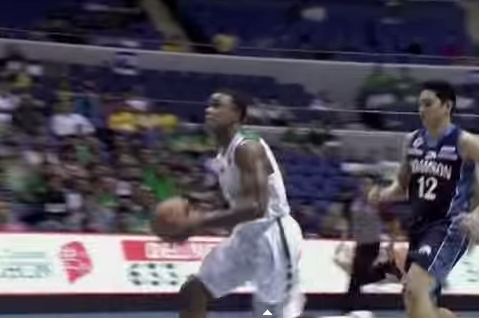 UAAP Season 77 - Basketball Highlights: Abu Tratter scores with one hand dunk!