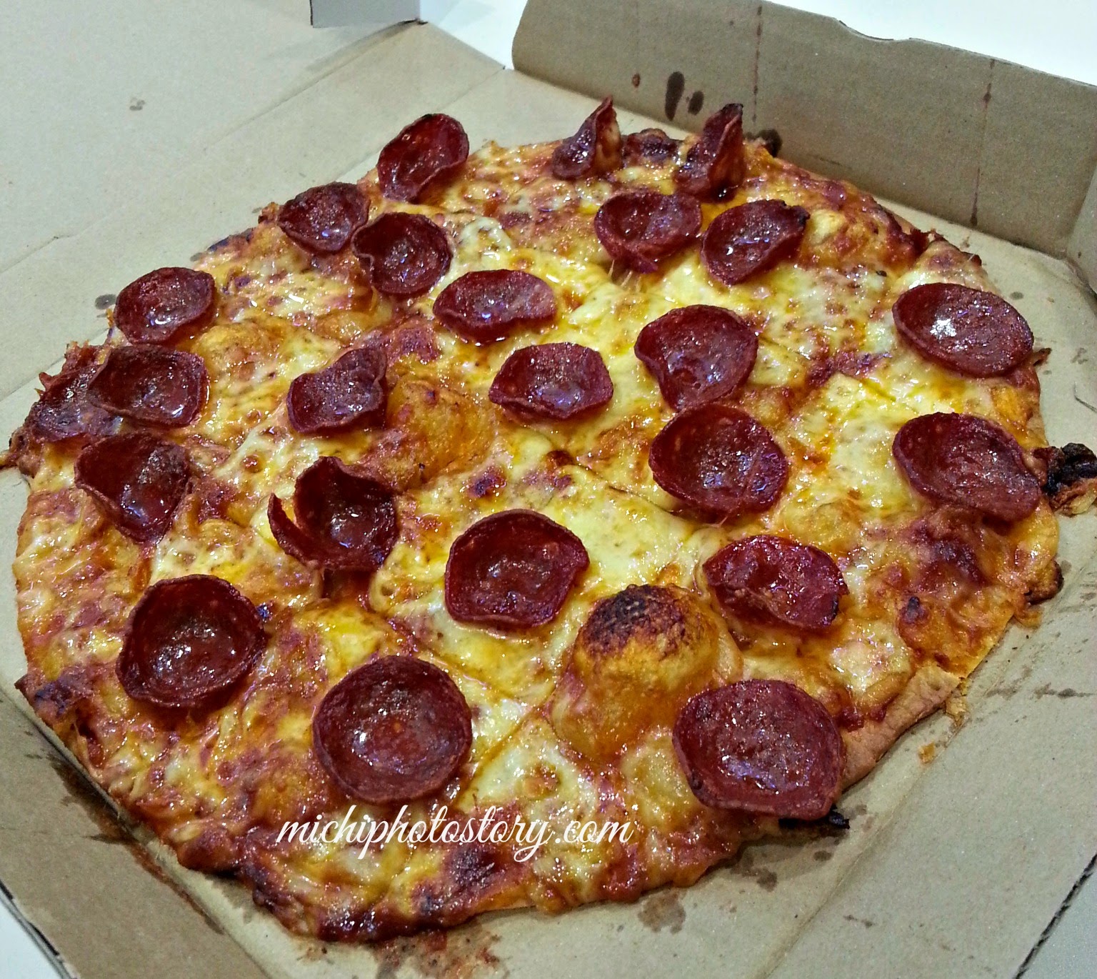 Michi Photostory Lunch at Domino’s Pizza