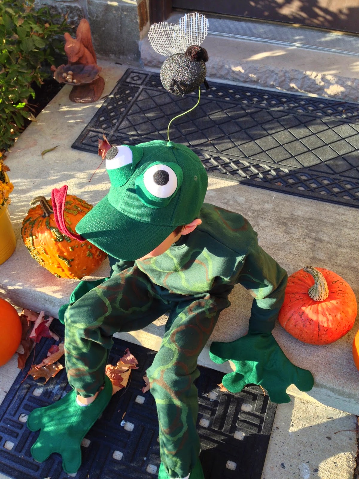 namesake design Hoppy Halloween Handmade Frog Costume
